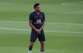 Neymar, delantero brasileño. 