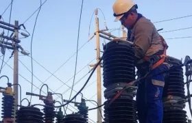 Subestación del barrio El Silencio.