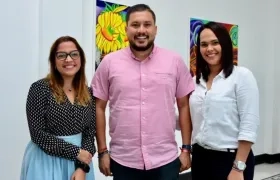 Vanessa Ballesteros, Ronald Chavarro y María José Oñoro.