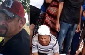 El hombre quedó tendido en la terraza de una tienda del sector.