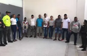 Presuntos integrantes de la banda 'Los Papalópez'