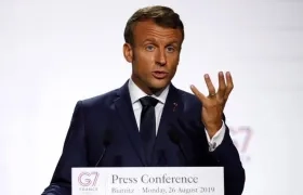  Emmanuel Macron, presidente de Francia.
