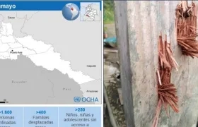 Entre las personas confinadas se encuentran comunidades campesinas, afrocolombianas e indígenas.