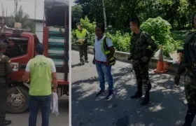 Autoridades activaron tres puestos de control en zonas estratégicas de Cordoba y Antioquia. 