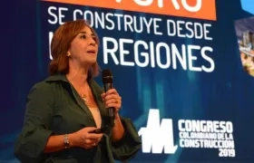 La presidenta ejecutiva de la Cámara Colombiana de la Construcción, Sandra Forero