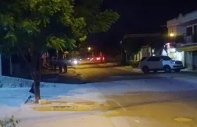 Lugar del asesinato en la calle 72.