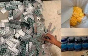 Los alimentos incautados.