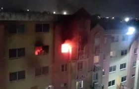Incendio en el Conjunto Residencial Ciudad del Sol.