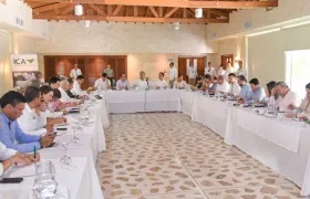 El Presidente Duque se reunió en Santa Marta con representantes del gremio bananero.