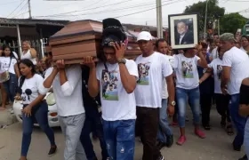 Sepelio de Ray Carlos Duarte.