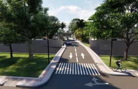 Render de Acceso al Country Club por la calle 77.