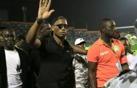 Didier Drogba, ex jugador del Chelsea. 