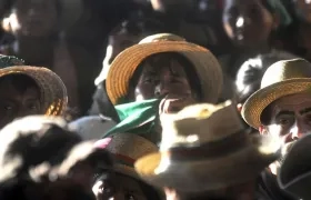 Indígenas en confinamiento por ataque de grupos armados.