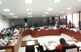 Imagen referencial de plenaria del Concejo Distrital.