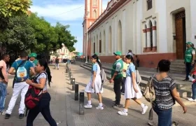 El público disfrutando del espacio público recuperado.