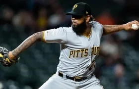 Felipe Vázquez, lanzador de los Piratas de Pittsburg. 