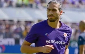 Martín Cáceres, defensa uruguayo. 