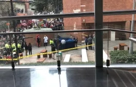 Lugar de los hechos en la Universidad Javeriana.