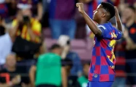 Ansu Fati, jugador del Barcelona. 
