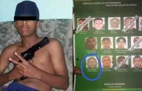 Isaac Valdés Ortega y su papá, Jesús Manuel Valdés Villalba (círculo).