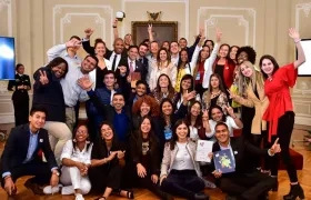 Los jóvenes seleccionados por el Premio Talento Joven.