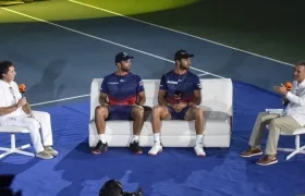 César Augusto Londoño, Juan S. Cabal, Robert Farah y Jorge Cura.