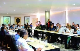 Comité de Seguimiento Electoral analizando la situación en el Atlántico.