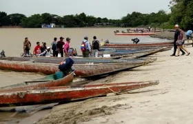 Así está el panorama en el río Arauca.