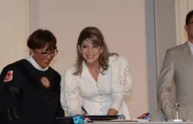 Virna Johnson se posesionó en la noche de este miércoles primero de enero.