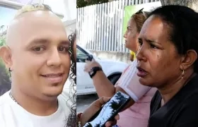 Jader Cervantes Oviedo y su mamá, Luz Marina Oviedo.