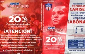 Nueva promoción de Junior. 
