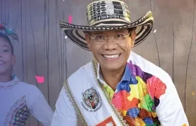 El Rey Momo Alcides Romero Cogollo.