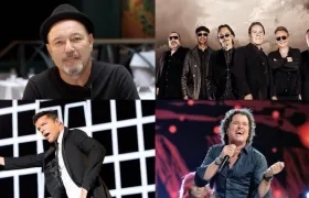 Rubén Blades, UB40, Ricky Martin y Carlos Vives.