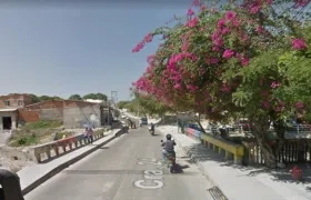 Sector de la carrera 24 con calle 57, donde ocurrió el atentado sicarial.