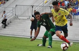 El volante Jorge Carrascal, una de las figuras de la selección.