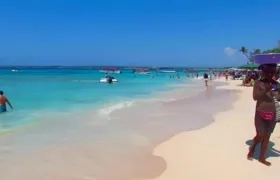 Imagen de Playa Blanca en Cartagena.