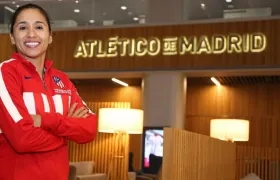 Carolina Arias, defensa colombiana. 