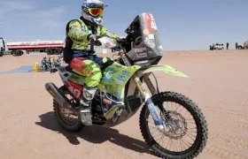 El piloto de motos holandés Edwin Straver.