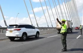 Policía extenderá a Palermo cuadrante que vigilará el Puente Pumarejo