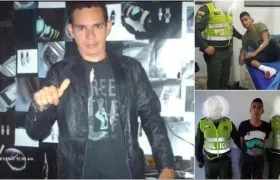 Eliécer Figueroa Ortega, foto izquierda, fue asesinado. En las otras dos fotos, los capturados.