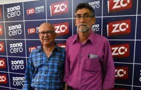 Los abogados Manuel Gómez Viloria y Enock Venegas.