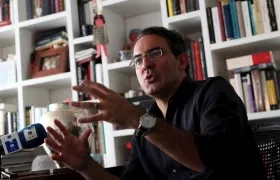 En la imagen, el escritor colombiano Juan Gabriel Vásquez.