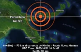 La isla de Nueva Guinea se asienta sobre el "Anillo de Fuego del Pacífico".