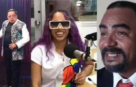 Compae Lencho, Liz Dany Campo y Moisés Imitola, presentes en la jornada.