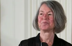 La poeta Louise Glück. 