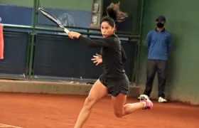 María Fernanda Herazo, tenista barranquillera. 