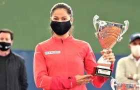 María Fernanda Herazo, tenista barranquillera. 