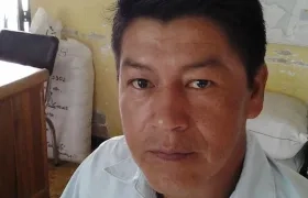 Fredy Güetio Zambrano, líder indígena asesinado.