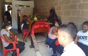 Velación de Johnny Enrique Medina Montenegro.