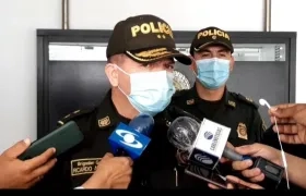 General Ricardo Alarcón, comandante de la Policía Metropolitana de Barranquilla.